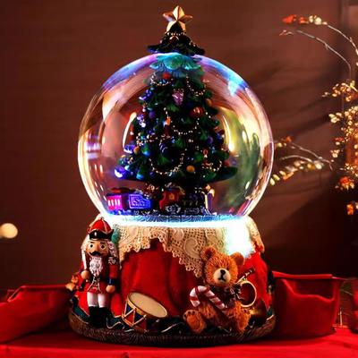 Globo di neve di Natale Carillon Artigianato Lanterna Lampada Decorazione Centrotavola Tavolo per Moglie Marito Mamma