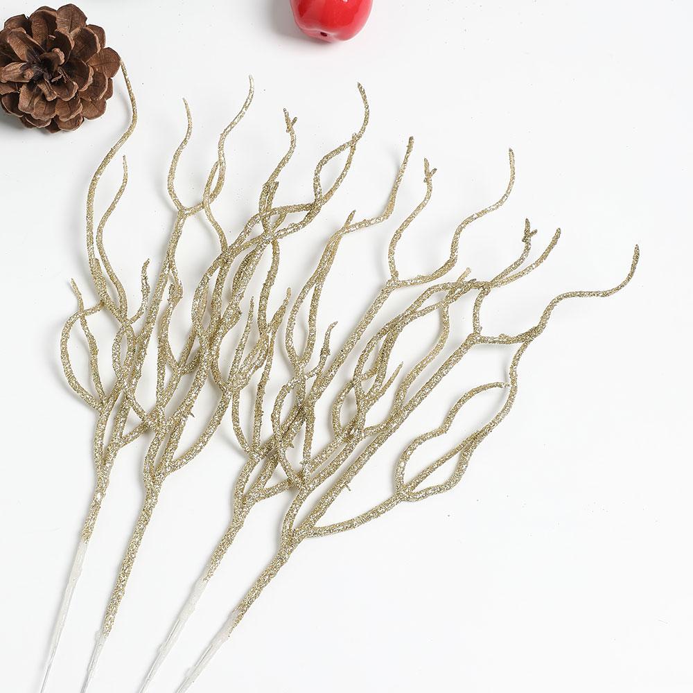 3/5Pcs Christmas Decorations Colored Branch Artificial Bouquet Xmas Tree Ornament Home Decor New Year Navidad 2025 Accessories