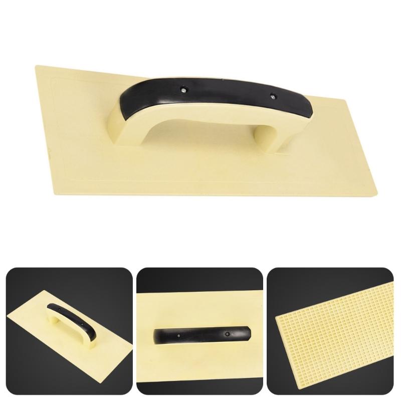 Velká plastová lžíce Temperovaná plochá deska pro cement Zednické nářadí Design prkna na mytí Práce s komfortem po dlouhou dobu ve stavebnictví