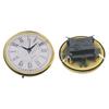 Eingebetteter 110mm Kunststoff-Uhrwerkeinsatz mit Quarzgenauigkeit und römischen Ziffern zur Wandmontage für Zuhause und Büro