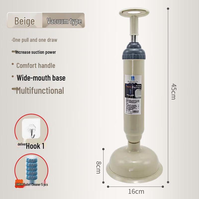 Powerful Air Suction Toilet Plunger