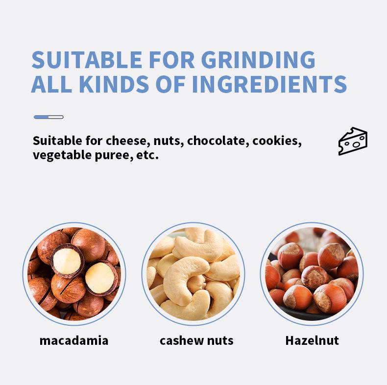 Multi-functional Manual Peanut and Cheese Shredder/Grinder