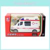 Fire Truck And Ambulance Alloy Car Model With Sound Light For Kids Play