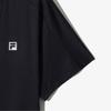 Fila SpliT Unipolispan Henley Neck Half Zip ShorT Sleeve T shirT
