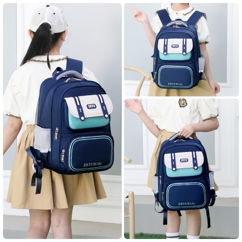2025 Nowe plecaki szkolne dla dzieci dla dziewcząt i chłopców Modny Macaron Ochrona kręgosłupa Torba na książki Klasy 3-6 Plecak dla uczniów zmniejszający obciążenie Plecak dla nastolatków