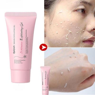 Sakura Exfoliating Peeling Gel Facial Scrub Moisturizing  Nourishing Repair Scrubs Face Cream Beauty Skin Care