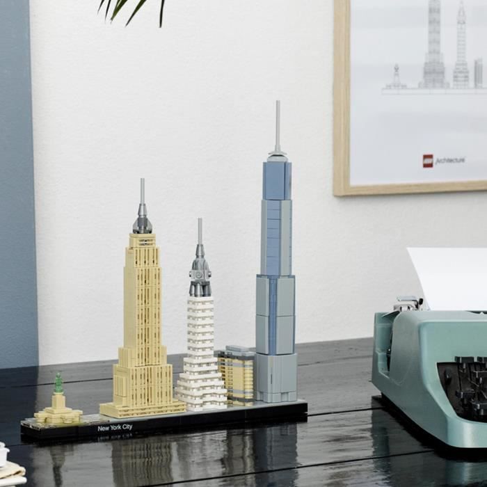 LEGO 21028 Architecture New York, Kit de Construction, Maquette Miniature, Décoration, Empire State Building