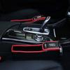 Premium Pu Leather Car Seat Storage Box Stylish Coin Collector And Cup Holder