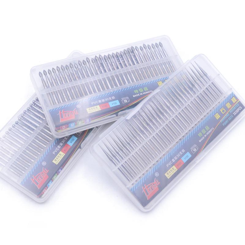 Electroplated Diamond Grinding Needle for Jade & Emerald Carving and Polishing