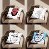 Emojis Wojak Soyjak Its Over Throw Pillow Case For 45*45cm,55*55cm,30*30cm,Car Pillowcase Home Bedchamber Decor Gift