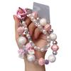 Handmade Beaded Phone Lanyard With Adjustable Wrist Strap Anti Loss Design For Smartphones Keys Accessories