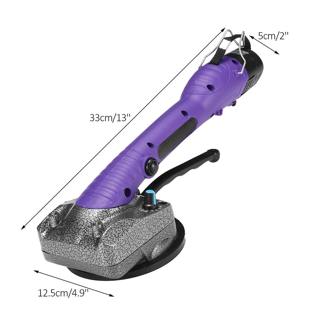 Tiling Tiles Machine Tile Vibrator Suction Cup 10 Gear Adjustable Automatic Floor Vibrator Leveling Tools with 2 Battery 1500W 100V-240V