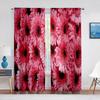 Lente Bloeiende Paarse Bloemen Transparante Voile Gordijnen voor Keuken Woonkamer Slaapkamer Decor Moderne Tule Gordijn Raambekleding