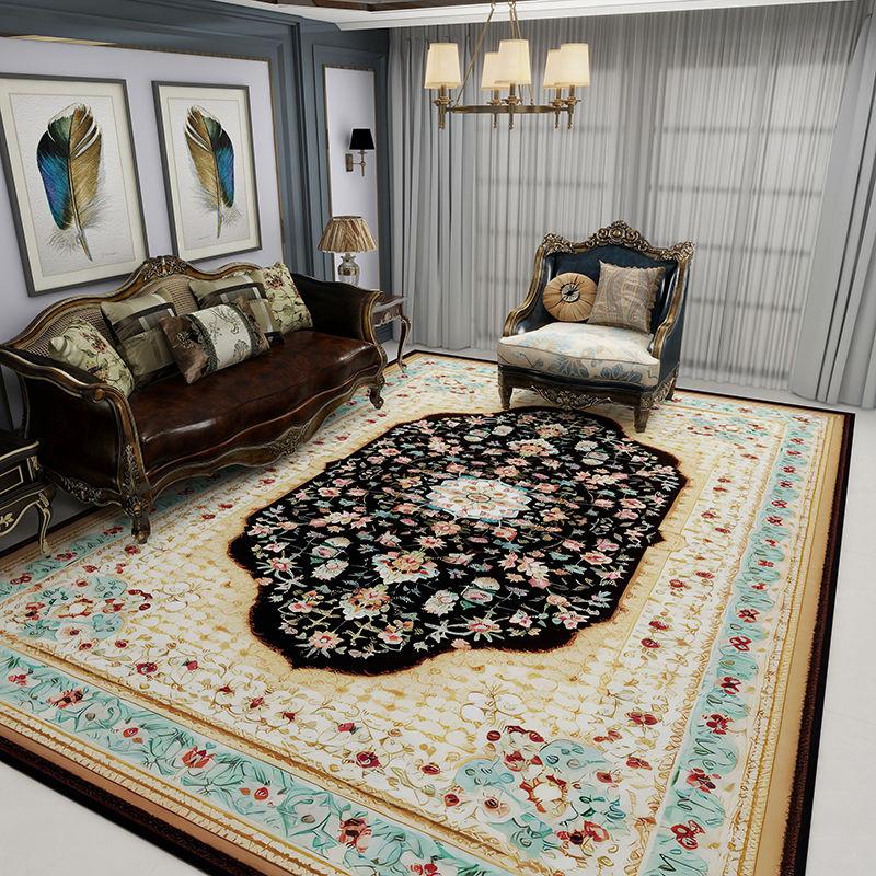 Vintage Teppich Wohnzimmer Teetisch Teppich Europäischer und amerikanischer Luxus High End Persischer Stil Nachttisch Teppich