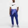 Nike Embroidered Swoosh Casual Sweatpants Men Bottoms Blue DB4956-455
