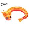 Desk Accessories for Women 3D Printed Articulated Dragon Fidget Toy Cute Ornaments Kawaii Cherry Blossom Decor Stress Relief Toy Adults Fantasy