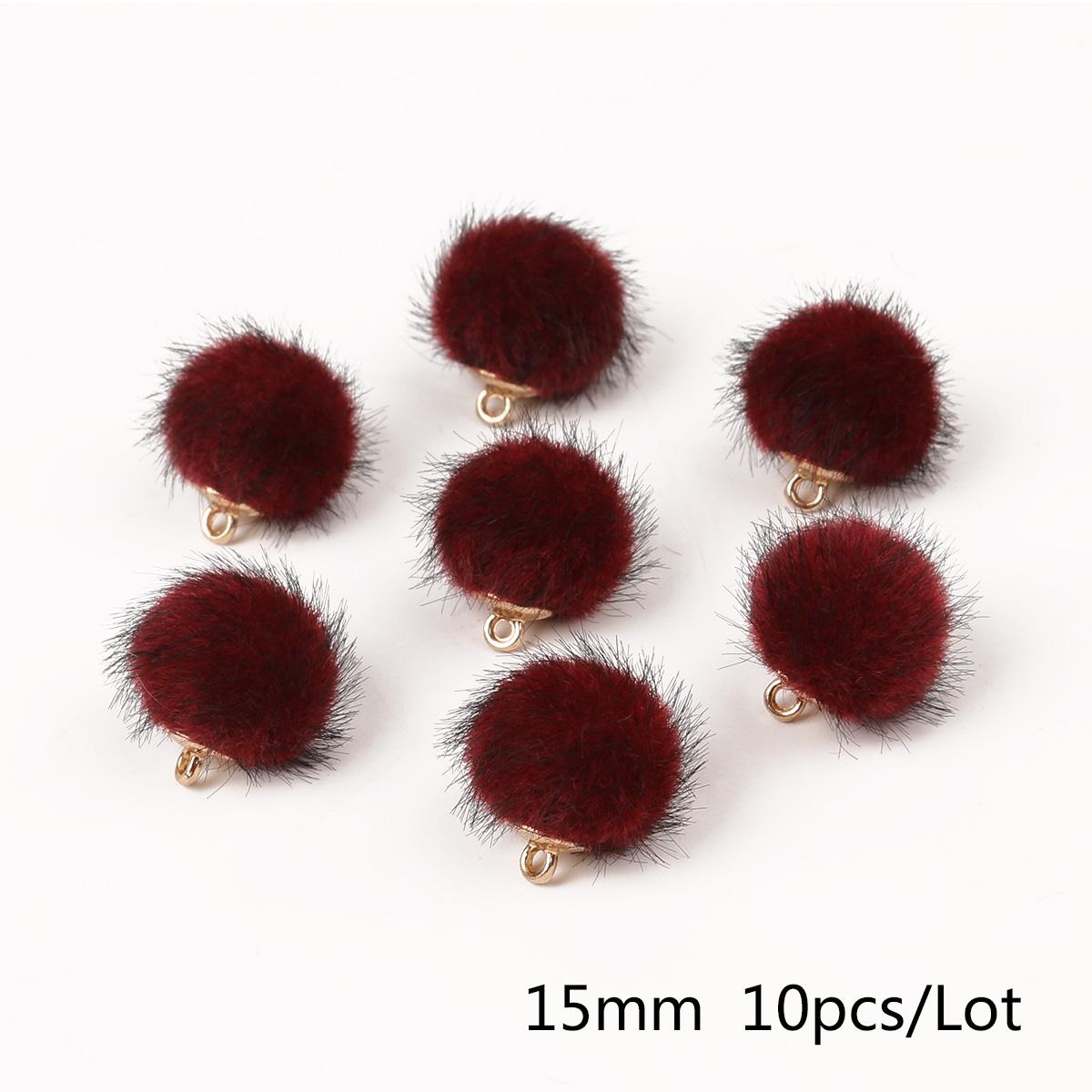 

Меховые шарики помпон для пришивания вязаный брелок шарф обувь шапки DIY ювелирные изделия аксессуары