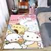 Cute Cartoon Character Carpet with Pink Background, Decorative Rug Suitable for Use As an Anti-slip for Living Room Bedroom Sofas