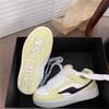 Light yellow color matching bread shoes women's tide summer new versatile casual shoes student sports board shoes