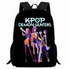 Nový potištěný studentský batoh Witch Hunter K-POP, kreslený batoh Huntrix Kpop pro základní školu CLE