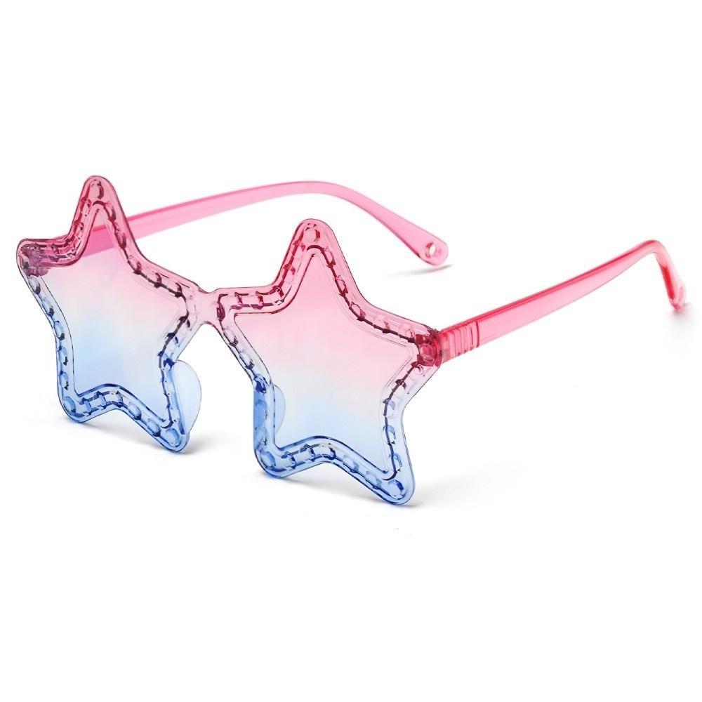 

Gradient Children s Five-pointed Star Glasses Dopamine-colored Candy-colored Glasses 2