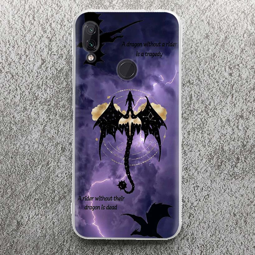 F-Fourth W-Wing Dragon Case for Xiaomi Redmi 14C 13C 12C 13 12 Phone Shell 10C 10A 10 9A 9C 9T 9 8A 8 7A 7 6A 6 Pro 12 12C 10 10