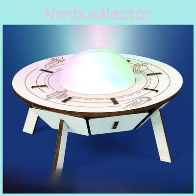 Kit de Experimento Científico de Nave Espacial por Voz Inteligente Para Estudantes Brinquedo de Física DIY Presente Educacional de Ciência