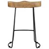 Vidaxl Gavin Bar Stools, 2 Pcs, Solid Mango Wood