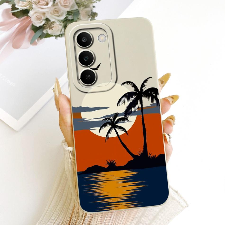 For Realme C83 2026 Fashion Dusk Beach Painting Phone Case For Realme C83 C 83 5G Soft Silicone Covers Bumpers