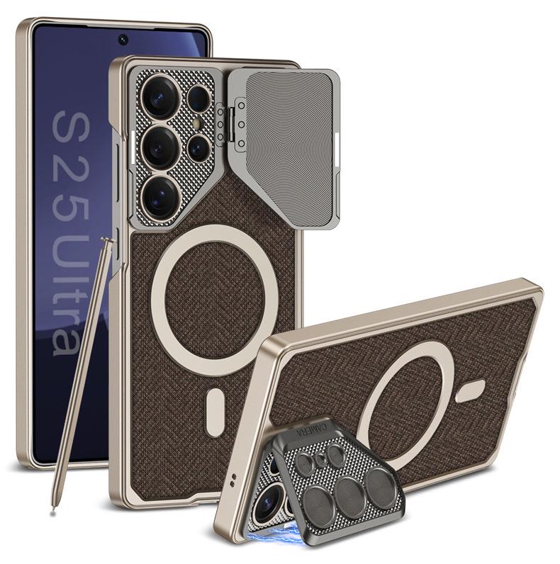 Premium Magnetic Leather Phone Case for Samsung S25 Ultra Samsung S25 Ultra