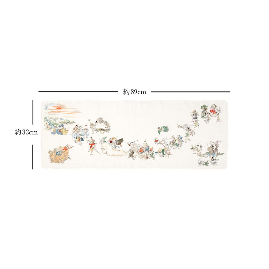 Yamamoto Jin Shoten Mullhandtuch Alle Monster Bildrolle der Hundert Dämonen (Offiziell) - -