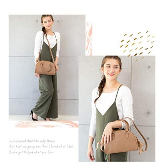 Shoulder Bag Mini Shoulder Simple Camel [Altrose] (Emil) [Bag 2WAY] 331803-37