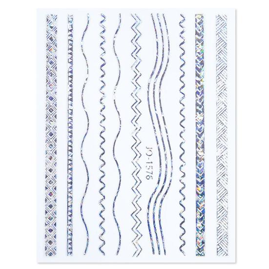 Practical Removable Good Adhesion Manicure Sticker Delicate Nail Art Decal Easy-Peel Fingernail for Salon