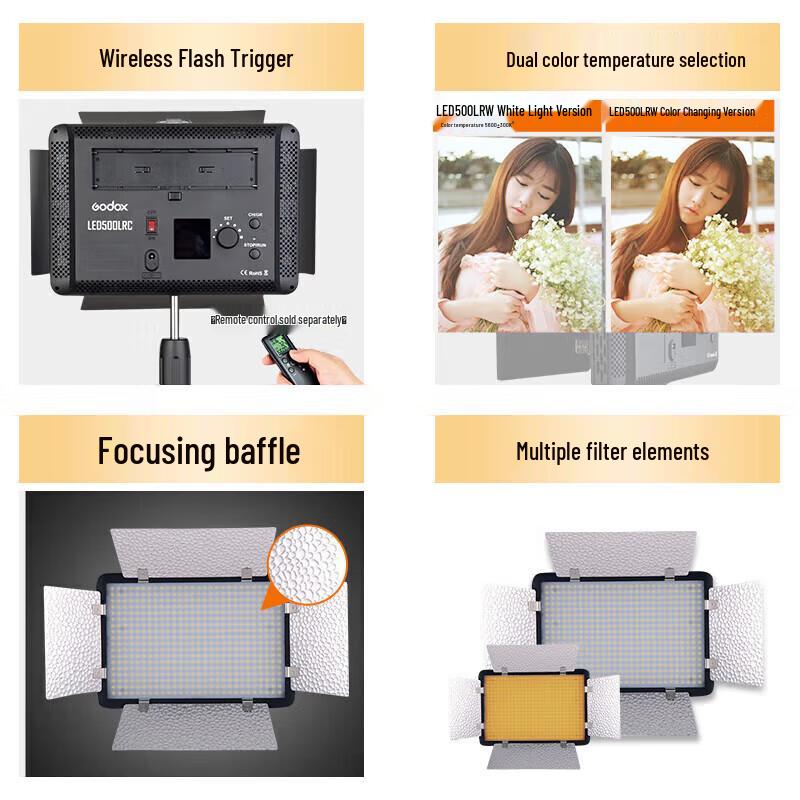 Godox LED500 Video Photography Light