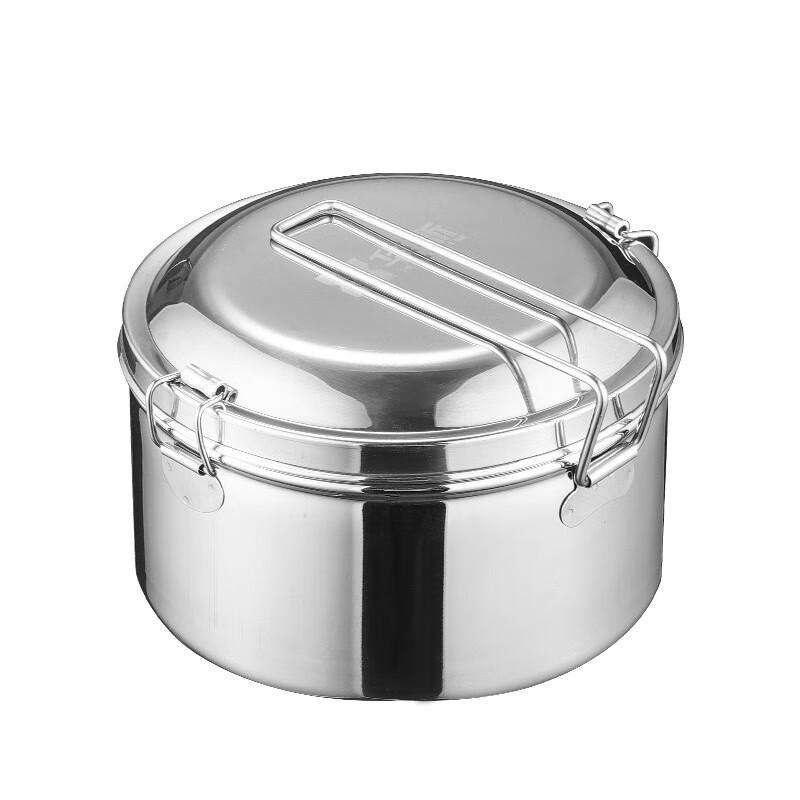 

ZISIZ 304 Stainless Steel Round Bento Box