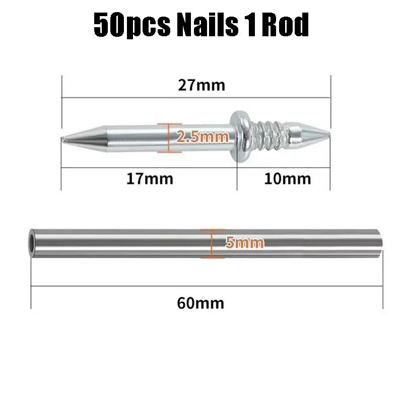 

Invisible Double-head Skirting Thread Seamless Nails Iron Structure Single Board Expansion Screw Seamless Wood Nail