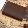 A5 Genuine Leather Retro Loose-Leaf Notebook with Crazy Horse Leather – Office Business Journal Diary