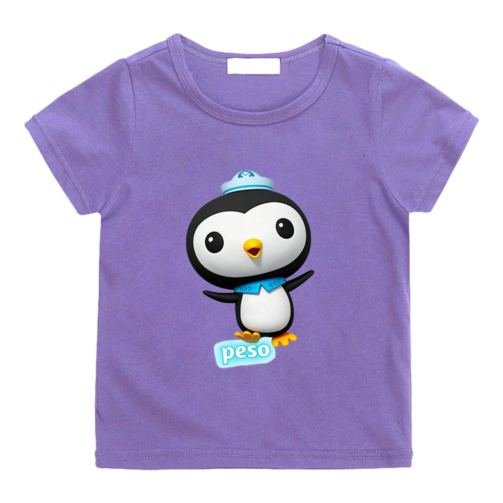 The Octonauts Kawaii 100%Cotton T-shirts High Quality Boys Girls Short Sleeve Children Tees Casual summer Tops Graphic T-shirts Kids Camisetas