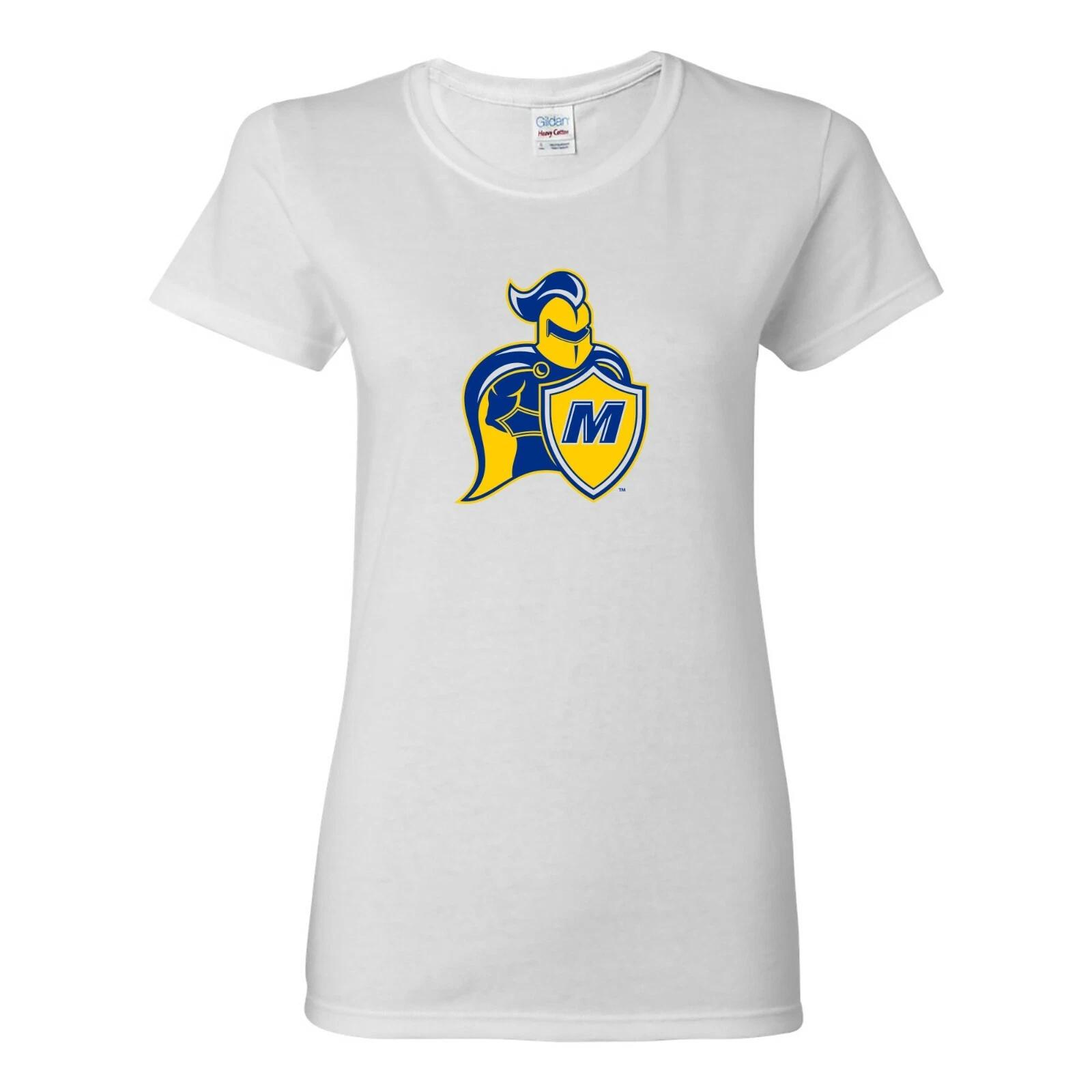 Madonna University Crusaders Primary Logo Womens T-Shirt - White 2XL