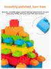 Indoor Early Education Center Kindergarten Large Particle Building Castle Children's Plastic Educational Building Blocks Toys