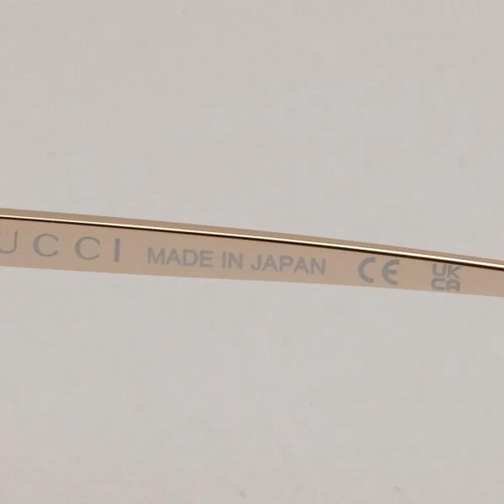 Gucci Sunglasses GG2053S 002 Gold Metal Frame Oversized Fit Women Men
