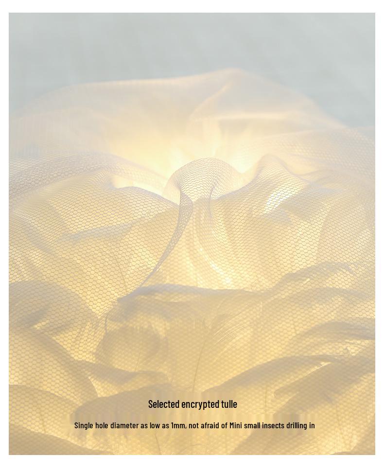 Free Shipping Bedroom Mosquito Net - Full Coverage Floor Net for Single Bed, Anti-Mosquito Protection, Perfect for Rentals