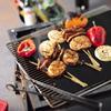 GOBRO 5PCS/set Baking Mats for Barbecue and Oven- 40cm*33cm Non-stick BBQ Sheets and Reusable Baking Sheets P