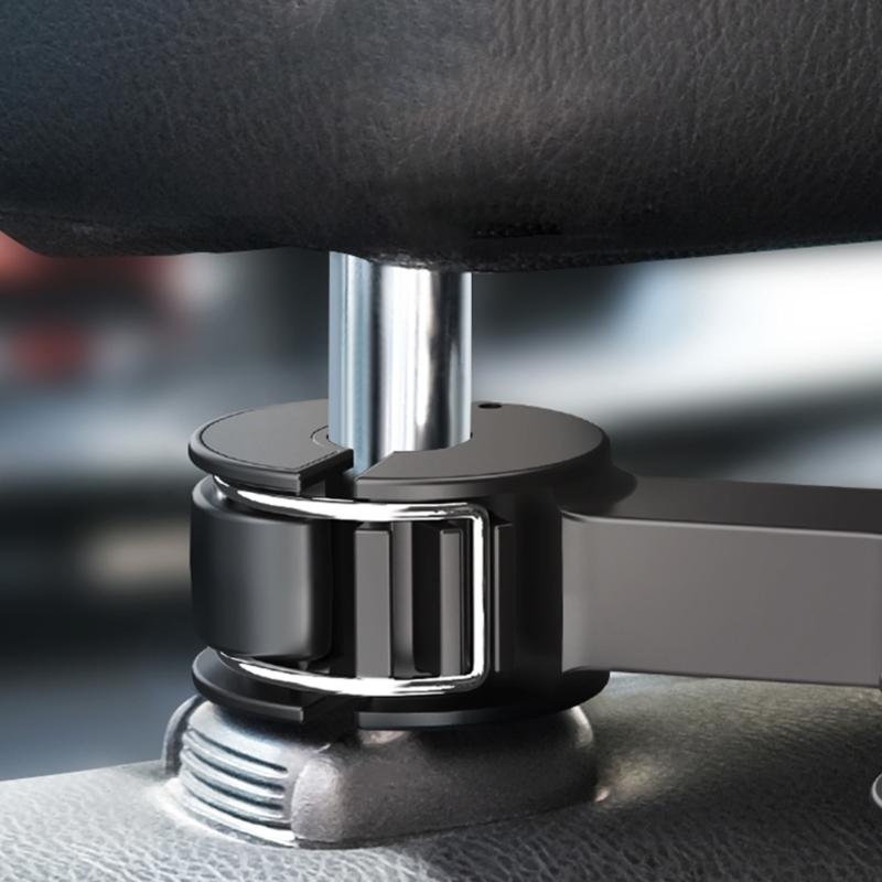 USB Powereds Car Seat Cooling Fan 3 Wind Modes ABS Blade Headrest USB Fan For Rear Passenger Comfort