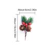 10Pcs Set Gift Box Decoration Mini Pine Needles Christmas Decoration Ornaments Christmas Tree Accessories Pine Needles Pine Cones