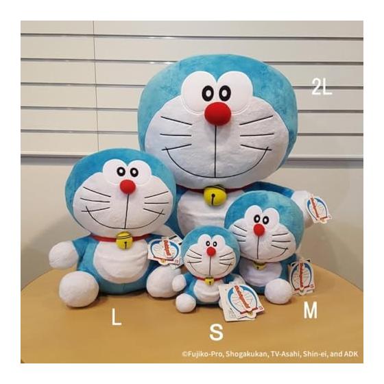Sekiguchi Doraemon Plush Toy M 695393 Size (approx.): H24 x W18 x D16cm