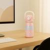 Leak-Proof Insulated Cup Large Capacity Cartoon Straw Cup Creative Double Drink Cup  School