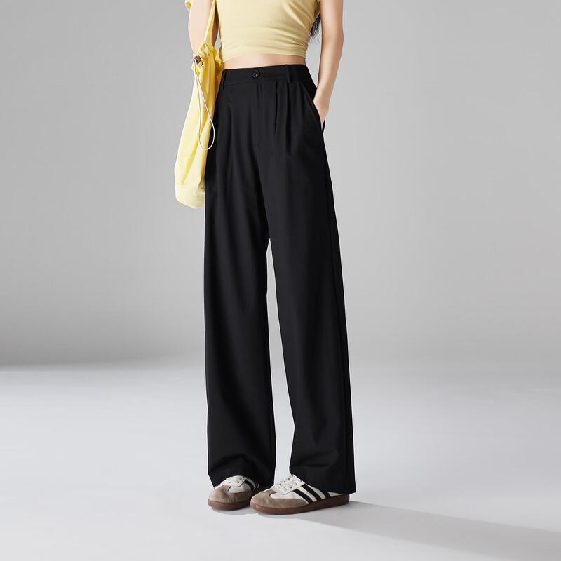 SOFSIL Women's Elastic Waist Wide-Leg Pants