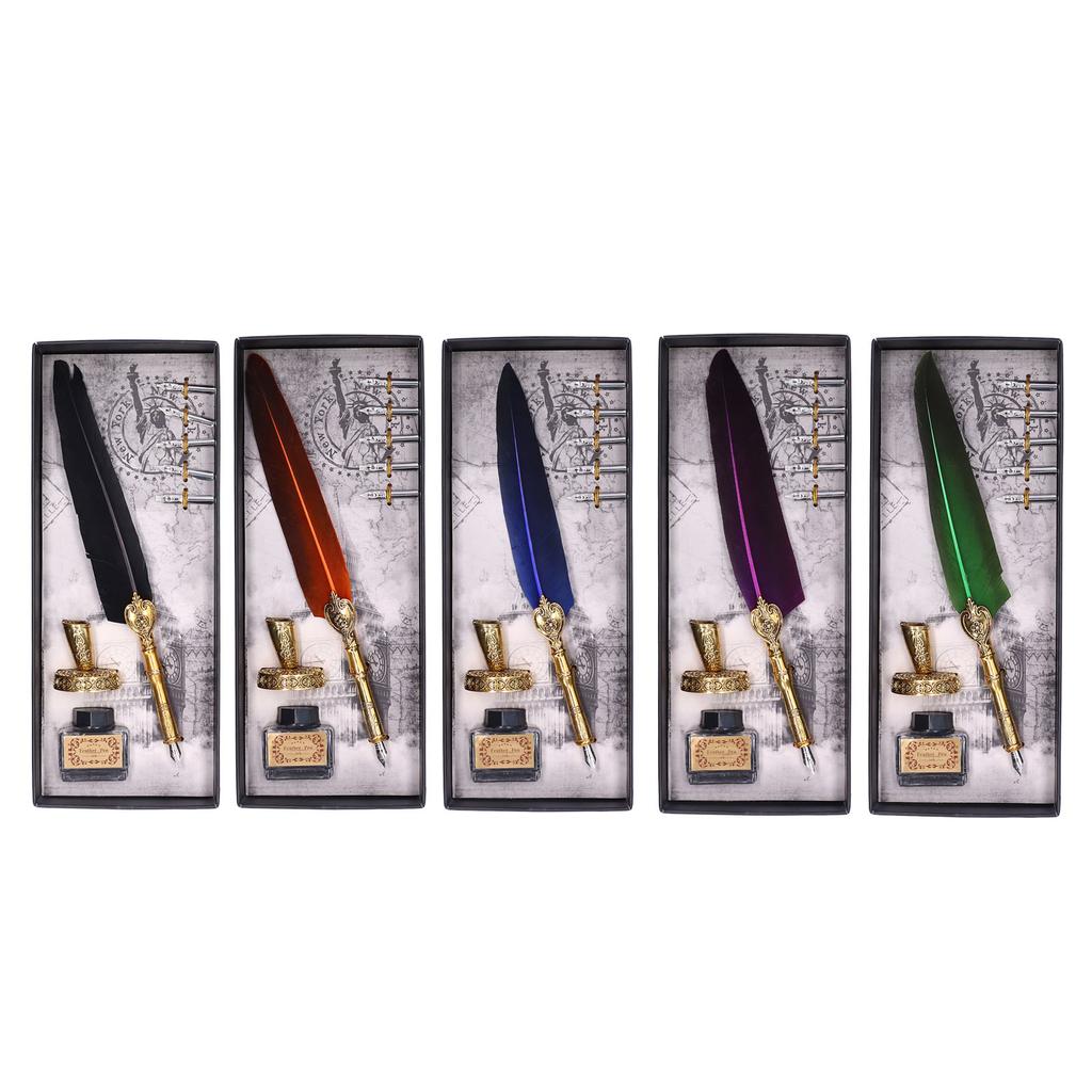 Stift Exquisit Vintage Elegant Edelstahl Sanft Schreiben Verschleißfest Kielstift