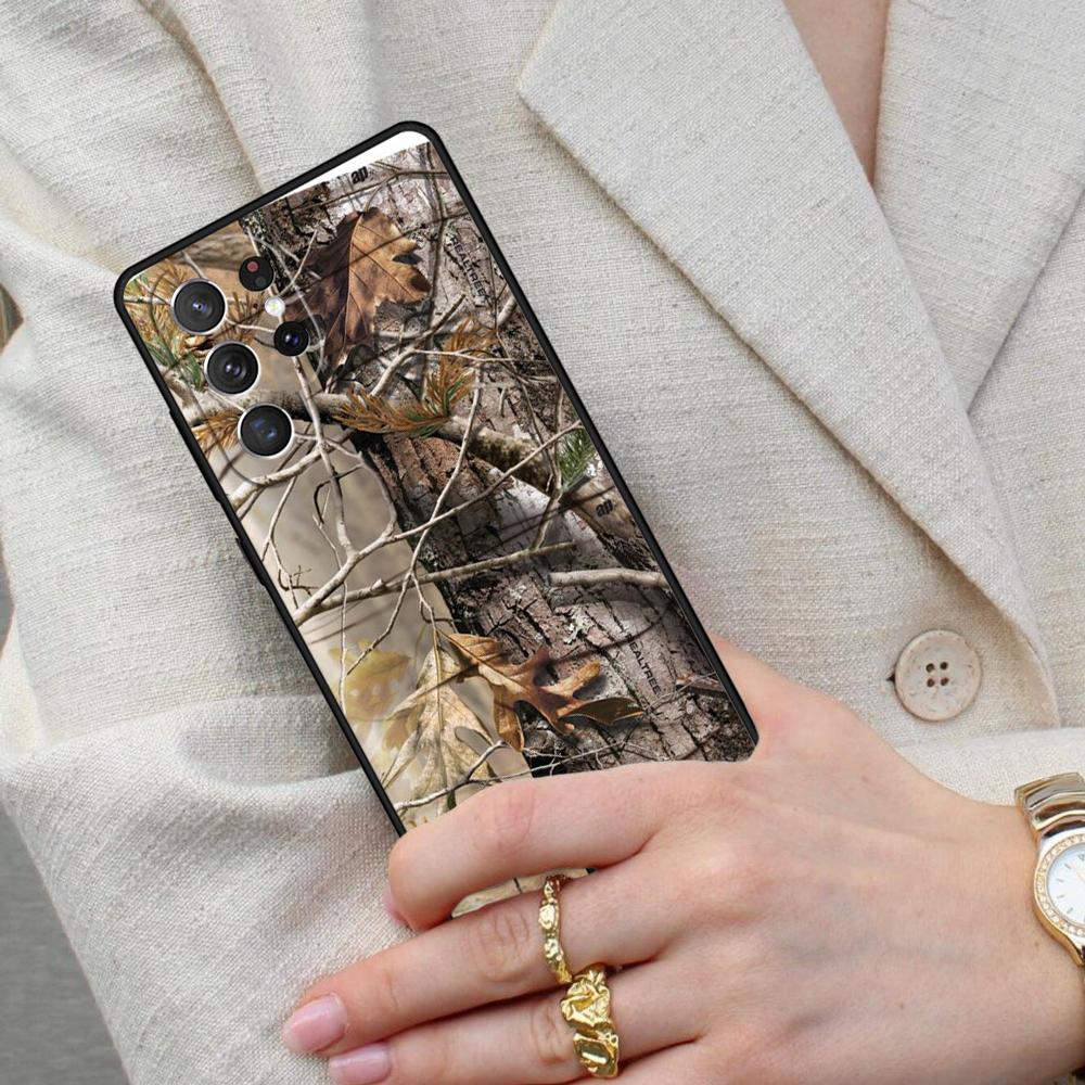 Deer Hunting Camo Cell Phone Case for Samsung Galaxy S26 Ultra S25 S24 S23 S22 S21 S20 Note10 Cover